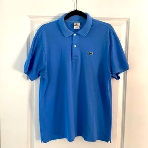 Lacoste Polo Shirt. Size Large. Light Blue